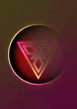 Rainbow Geometric Symbol