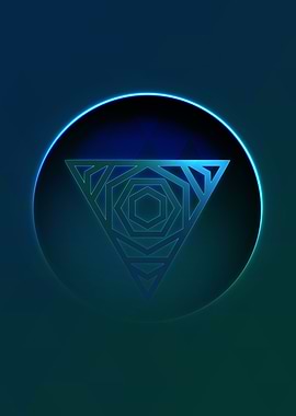 Rainbow Geometric Symbol