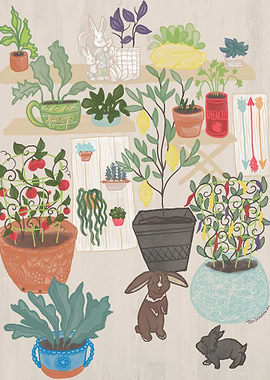 Peace In Plants Bunnies