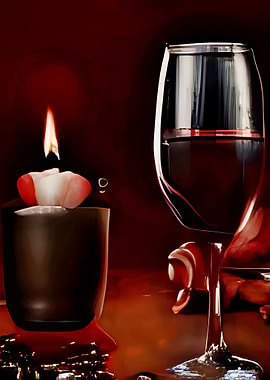 Wine Candle