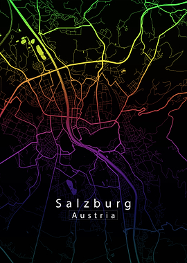 Salzburg City Map
