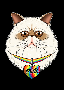 Himalayan Cat LGBTQ Flag