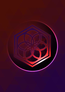 Glowing Glyph Seal Circle