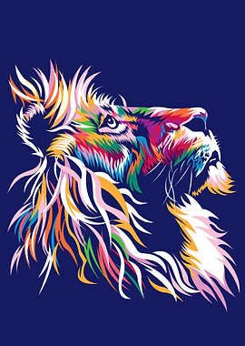 Lion in Colors