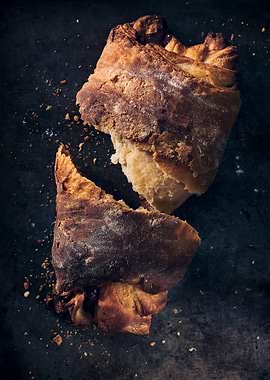 Half giant chocolate bread