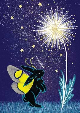 Make A Wish Bunny Moth