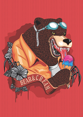 bear and cream