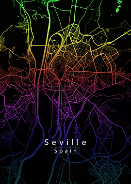 Seville City Map