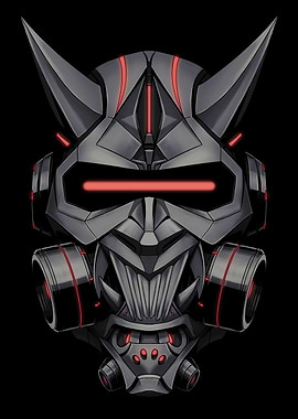 Cyberpunk Oni Mask