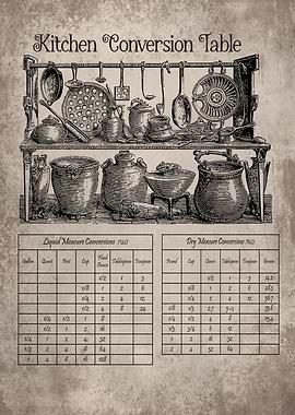 Kitchen Conversion Table 2