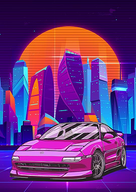 Mazda RX 7 Neon Light