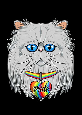Persian Cat LGBTQ Flag