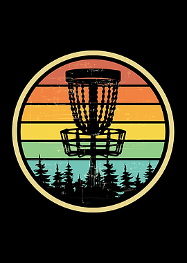 Retro Vintage Disc Golf