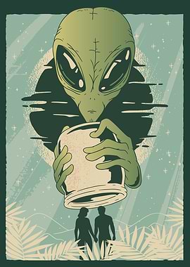 Alien humans abstract