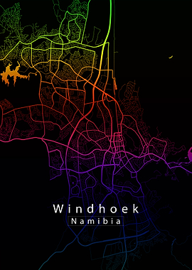 Windhoek City Map