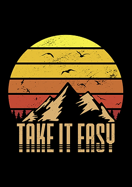 Take A Hike Retro Vintage
