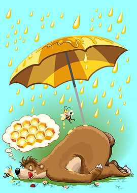 Bear Honey Sweet Dreams