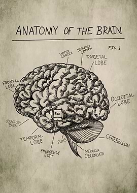 Brain Medical Drawing Esc
