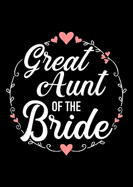 Great aunt of the bride fo