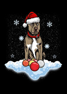 Pitbull Happy Christmas