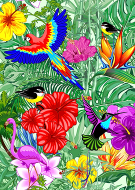 Wild Birds in the Jungle