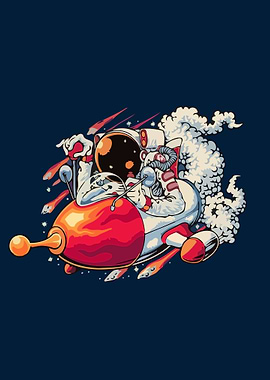 Space and Astronaut
