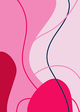 Abstract Minimalist Pink