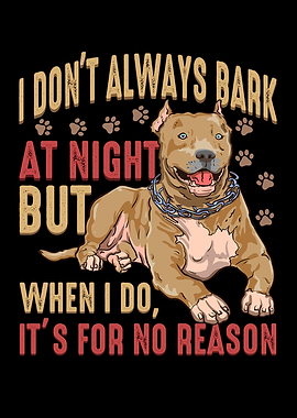 I Dont Bark At Night
