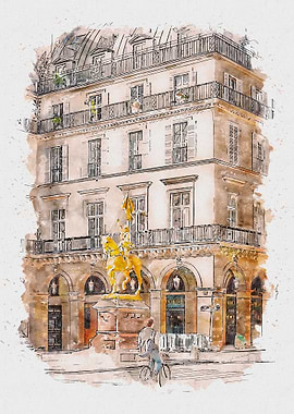 Watercolor Paris