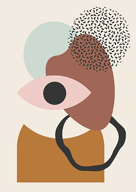 Bohemian abstract shapes