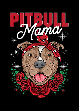 Pitbull Mama Flower