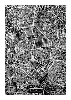 Madrid Street Map