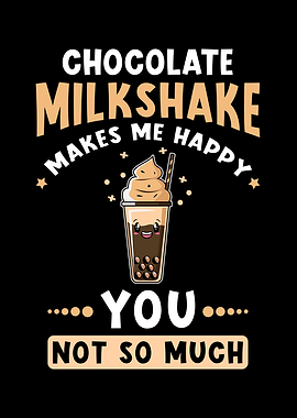 Milkshake Chocolate Kawaii