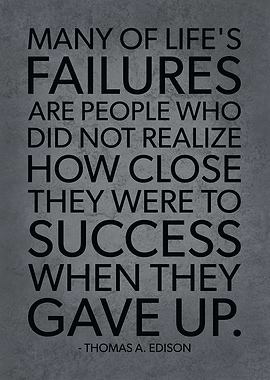 Success vs Give Up