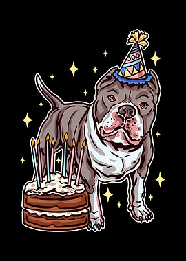 Funny Pitbull Birthday