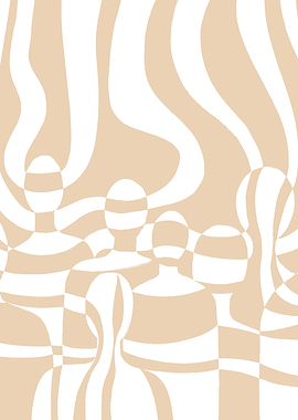 Group of people modern art