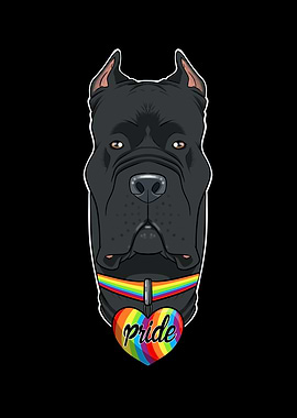 Cane Corso LGBTQ Flag
