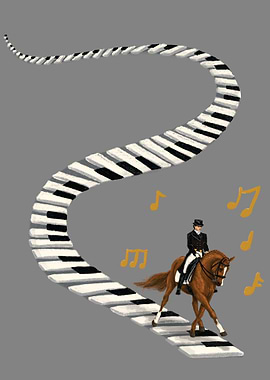 Classical Dressage Horse