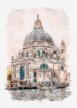 Watercolor Venice