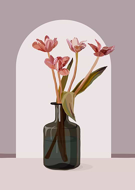 Flowers in a vase