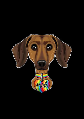 Dachshund LGBTQ Flag I Gay