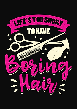 Funny Hair Stylist Design