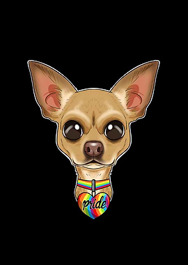 Chihuahua LGBTQ Flag I Gay
