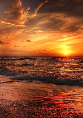 beach black and red verti