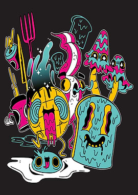 Psychedelic breakfast