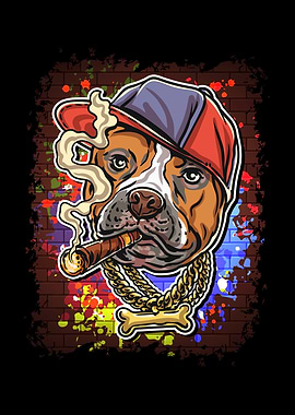 Funny Gnagsta Pitbull