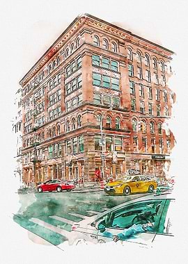 Watercolor New York