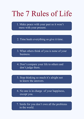 the 7 rules of life