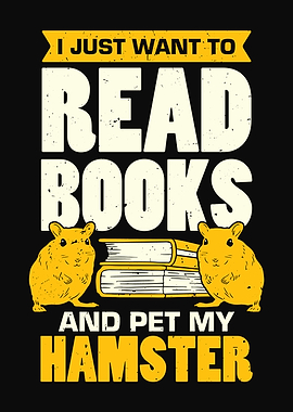 Hamster Reading Lover