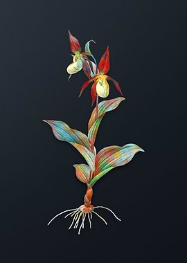 Ladys Slipper Orchid